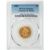 Image 1 : 1864 $3 Indian Princess Head Gold Coin PCGS AU Details