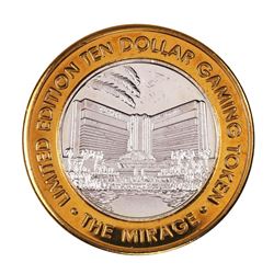.999 Silver The Mirage Las Vegas, Nevada $10 Casino Limited Edition Gaming Token