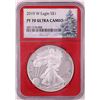 Image 1 : 2019-W $1 Proof American Silver Eagle Coin NGC PF70 Ultra Cameo