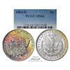 Image 1 : 1884-O $1 Morgan Silver Dollar Coin PCGS MS64 Amazing Toning