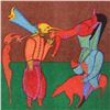 Image 2 : Mihail Chemiakin "Carnival Series: Untitled 2" Limited Edition Lithograph