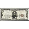 Image 1 : 1929 $5 The Caledonia NB of Danville, VT CH# 1576 National Currency Note
