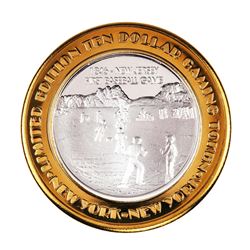 .999 Silver New York New York Hotel & Casino $10 Limited Edition Gaming Token