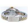 Image 4 : Rolex Ladies Two Tone Blue Vignette Diamond & Sapphire Datejust Wristwatch