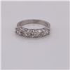 Image 1 : 14Kt Gold. 1.50Ct, 5 Natural Diamonds Ring.
