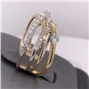 Image 1 : 14Kt Gold. 0.98Ct Natural Diamonds Ring