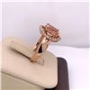 Image 4 : 14Kt Gold. 3.21 Tcw Natural Morganite & Diamonds Ring.
