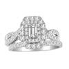 Image 2 : 14kt Diamind Ring with FREE Band, 1.00Ct Total Weight Diamonds
