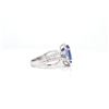 Image 2 : 14kt Tanznite and Diamond Ring Total TCW 3.53