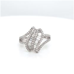 14kt Diamond Ring 0.95Ct Total Weight Diamonds