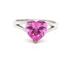 2.55Cts Pink Topaz Ring