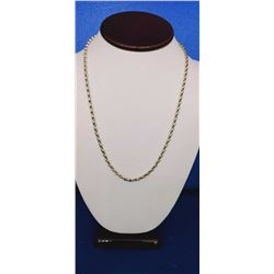 14Kt Two Tone Gold Chain