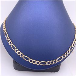 14Kt Two tone  Gold Chain