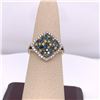 Image 1 : 14Kt Gold 1.00 Tcw Multi Color Natural Diamonds Ring.