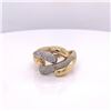 Image 2 : 14Kt Gold 0.17 Tcw Natural Diamonds Ring.