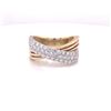 Image 2 : 14Kt Gold 1.00 Tcw Natural Round Diamonds Ring.