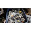 Image 2 : TOTE AND BOX OF POWER CABLES AND RCA CABLES