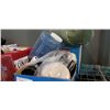 Image 2 : COLEMAN DURA MATE COOLER IN ORIGINAL BOX AND CAMPING SUPPLIES - DISHES, POTS/PANS, COOLER BAG
