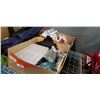 Image 1 : 2 boxes of portable loo, hardware organizer, towels and