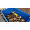 Image 2 : TOOLBOX AND BIN OF DRILL BITS, CHUCKS