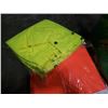 Image 2 : Pair of green size 9 steel toe boots and high vis gear