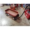 Image 1 : Red metal wagon