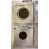 Image 2 : 5 CANADIAN LARGE CENTS 1901-1918 AND 6 CANADIAN SMALL CENTS 1920-36