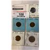 Image 2 : 11 USA INDIAN  HEAD AND BUFFALO NICKELS AND INDIAN HEAD CENTS 1899-1907