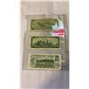 Image 8 : LAST 3 ISSUES OF CANADIAN  1 DOLLAR BILLS 1954, 1967, 1973