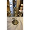 Image 2 : CANDELABRA AND SILVER PLATE SERVING UTENSILS