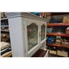 Image 2 : 2 PIECE PAINTED WHITE BUFFET AND HUTCH
