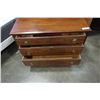 Image 2 : VINTAGE DOVETAILED 3 DRAWER DRESSER WITH GALLERY