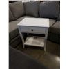 Image 2 : WHITE 1 DRAWER ENDTABLE