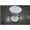 Image 2 : MODERN WHITE ROUND ENDTABLE