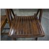 Image 2 : 2 WOOD FOLDING CHAIRS