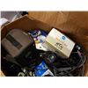 Image 2 : Large box of vintage camera gear and electronics