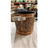 Image 8 : ENGLISH DISH, COPPER PAILS AND ENAMELED BOWL