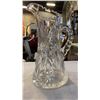 Image 8 : CRYSTAL PITCHER AND VASE