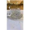 Image 1 : CRYSTAL GLASSES, PLATES AND BOWL