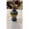 Image 2 : Cloisonne vase with stand and greek lidded jar