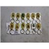 Image 1 : 12 encased bug keychains