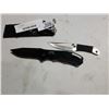 Image 3 : 3 throwing knives and linton folding knife