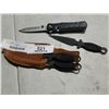 Image 2 : 3 throwing knives and 400 stainless folding knife