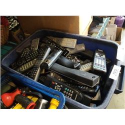 TOTE OF TV REMOTES