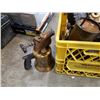 Image 3 : LOT OF TIRES, PITCHFORK, KEROSENE CAMP STOVE TANK