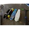 Image 2 : 5 penny boards and 2 scooters