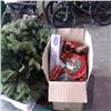 Image 2 : 3 PC PRELIT CHRISTMAS TREE WITH STAND AND BOX OF DECOR