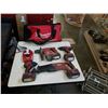 Image 1 : 4 PC HILTI TOOLSET WITH 4 BATTERIES AND CHARGER TESTED AND WORKING