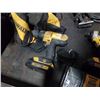 Image 2 : DEWALT 20V TOOLSET WITH 2 BATTERIES AND CHARGER TESTED AND WORKING