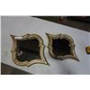 Image 2 : 2 DECORATIVE HEAVY WALL MIRROR - 25 INCH AND 20 INCH